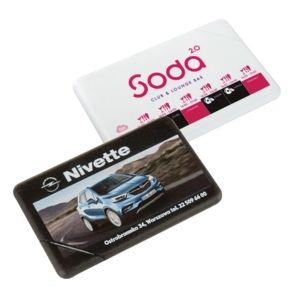 chocolate card full colour print