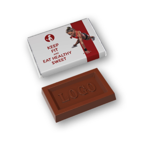 mini logo chocolate bar