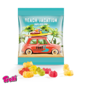 small printed jelly gum bag