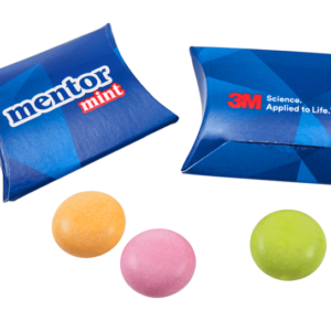 mentos drops in pillow box