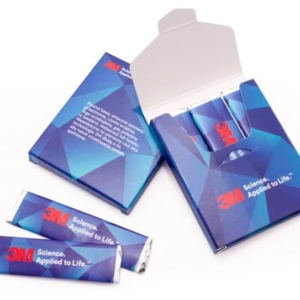 9 gum leaves in cardboard leaves